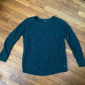 Forest green knit sweater
